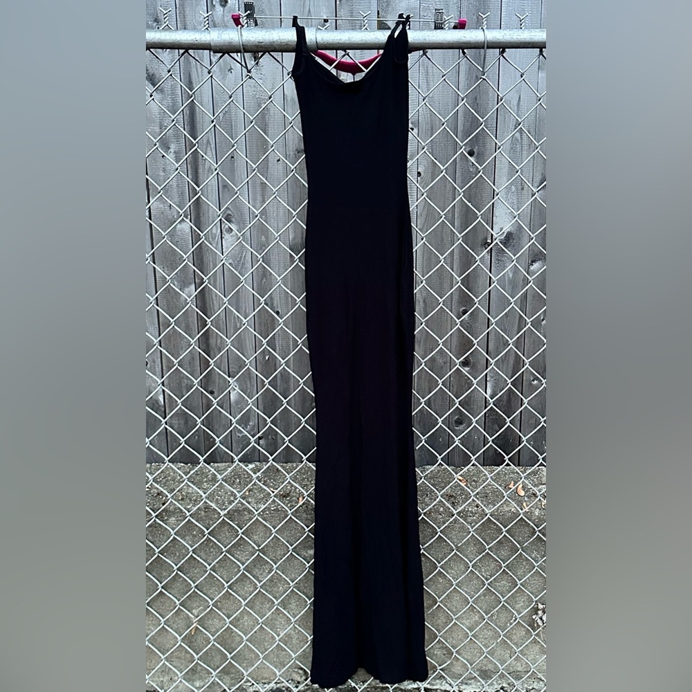 Skims Black Maxi Dress Size XXS